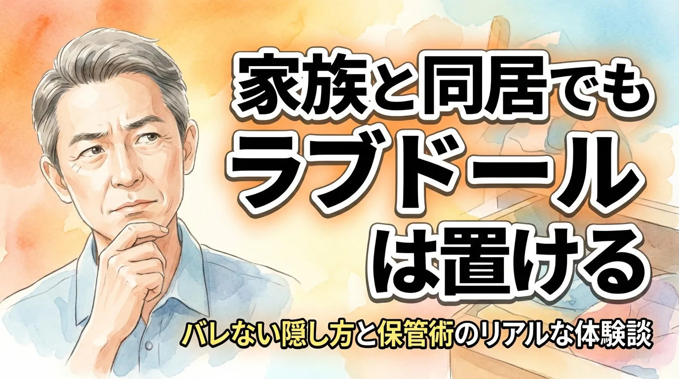 家族と同居でもラブドールは置ける？バレない隠し方と保管術のリアルな体験談