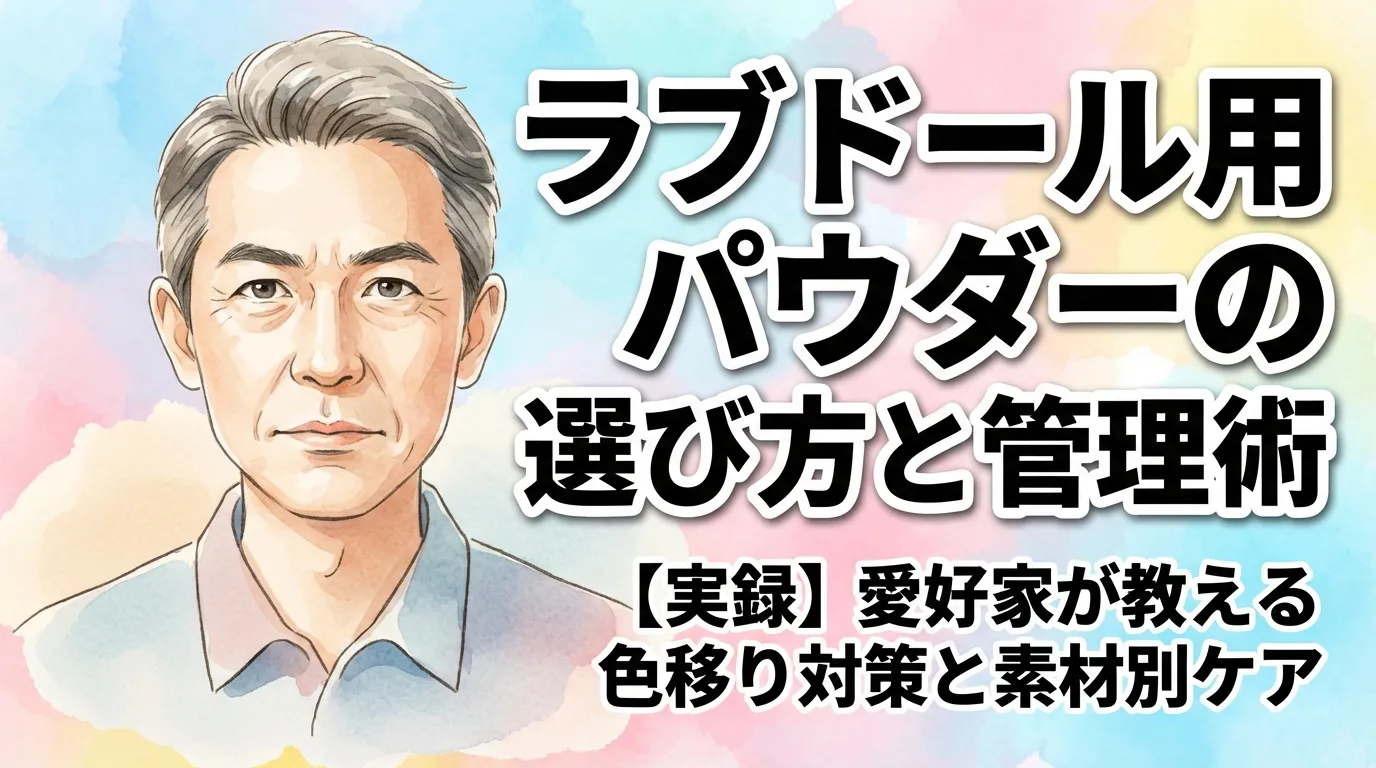 【実録】ラブドール用パウダーの選び方と管理術！愛好家が教える色移り対策と素材別ケア