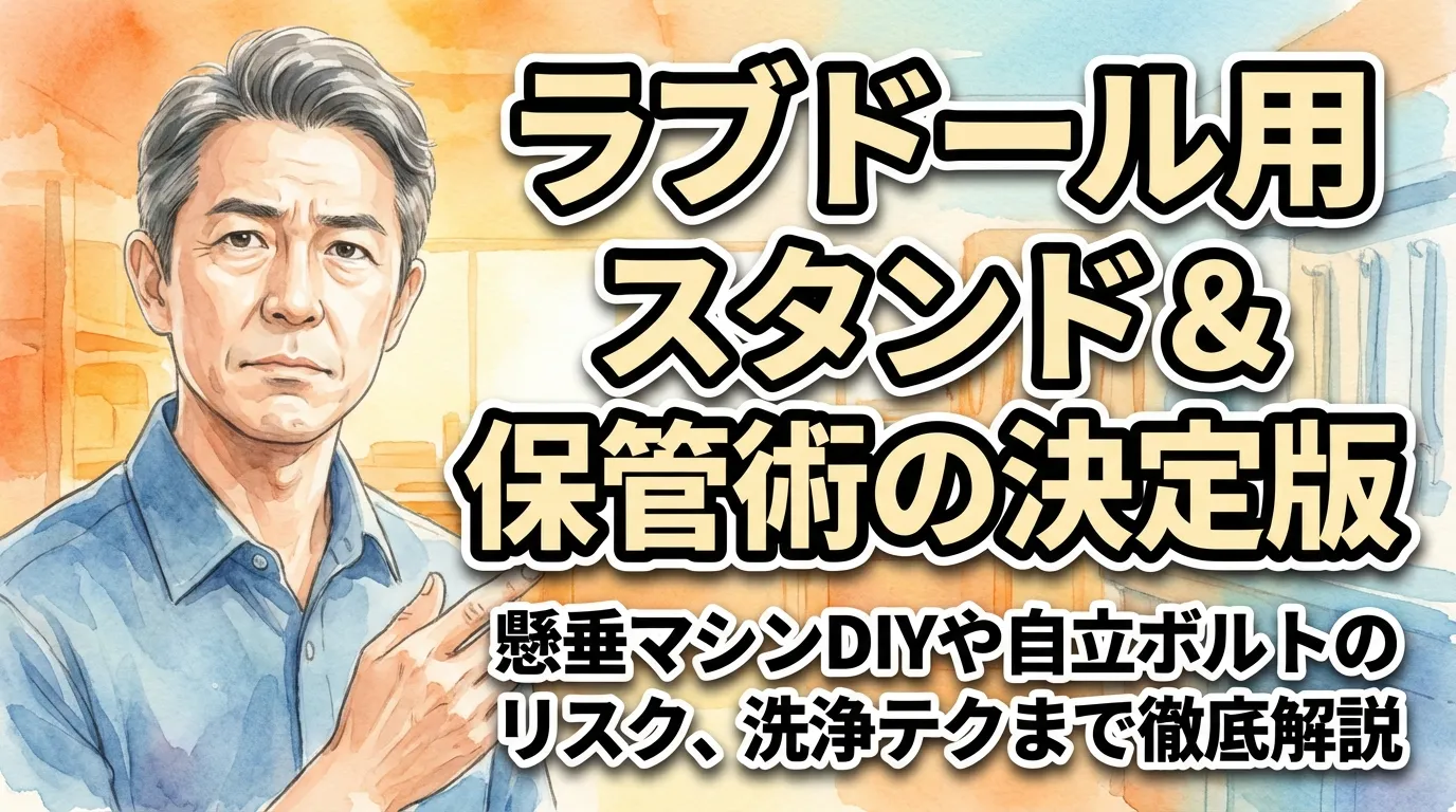 ラブドール用スタンド＆保管術の決定版！懸垂マシンDIYや自立ボルトのリスク、洗浄テクまで徹底解説