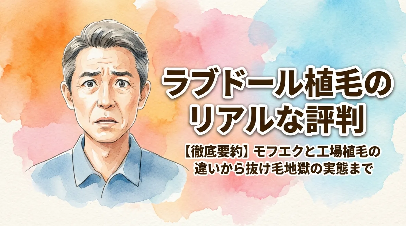 【徹底要約】ラブドール植毛のリアルな評判！モフエクと工場植毛の違いから抜け毛地獄の実態まで