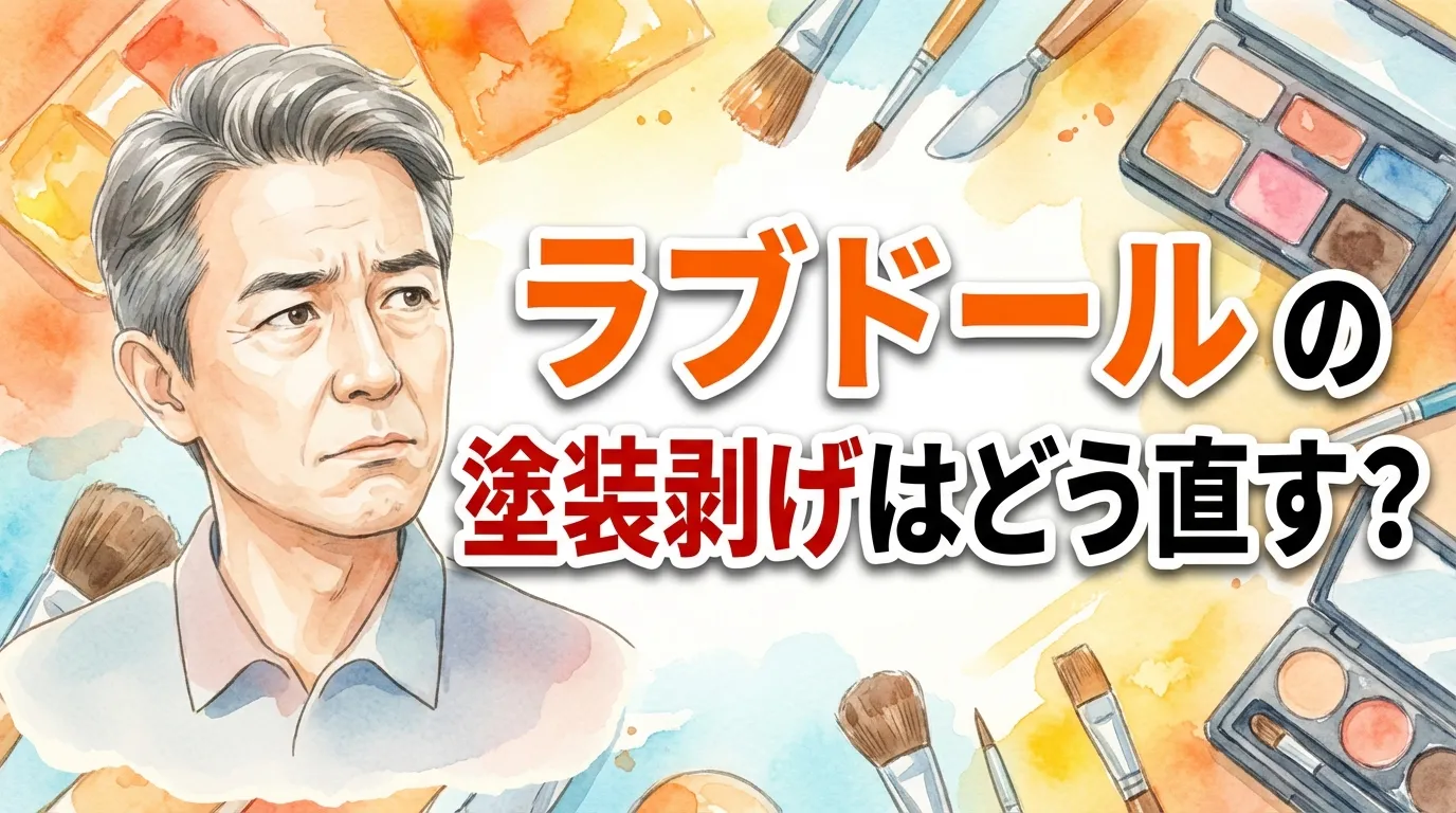 ラブドールの塗装剥げはどう直す？原因分析から100均コスメ・本格シリコン修復術まで愛好家の知恵を徹底解説
