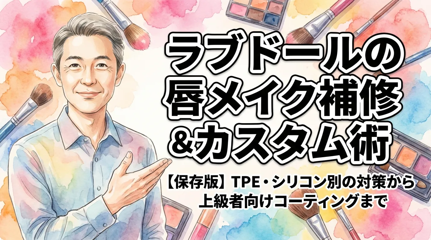 【保存版】ラブドールの唇メイク補修＆カスタム術！TPE・シリコン別の対策から上級者向けコーティングまで