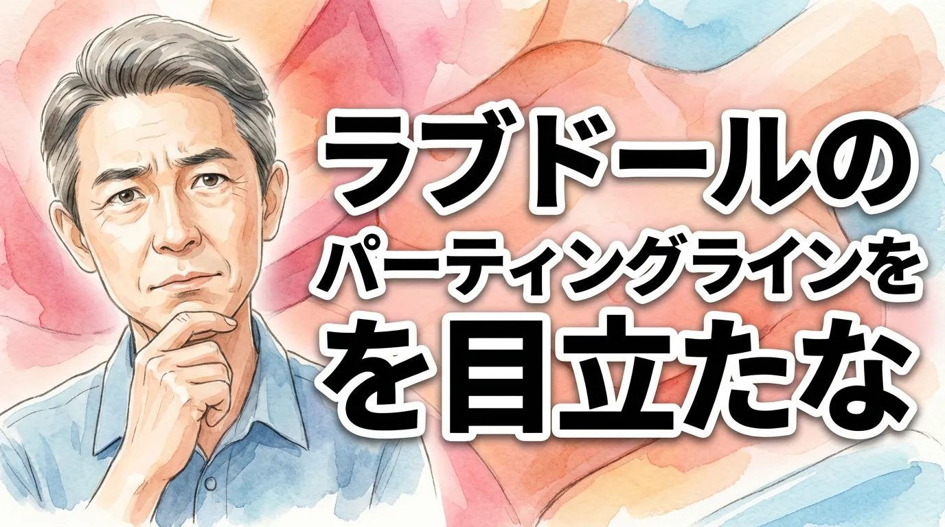 ラブドールのパーティングラインを目立たなくする方法：原因から素材別対処法まで