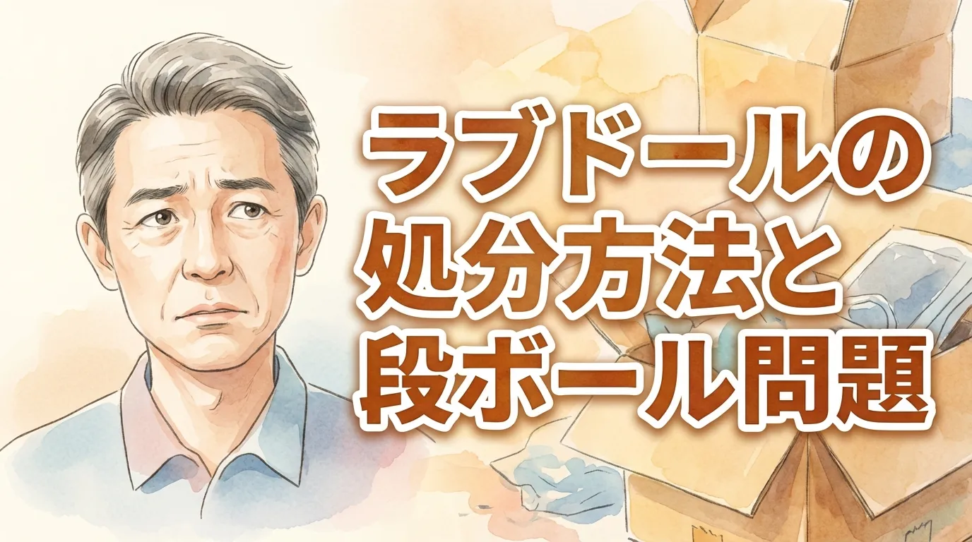 ラブドールの処分方法と段ボール問題！愛好家のリアルな声まとめ