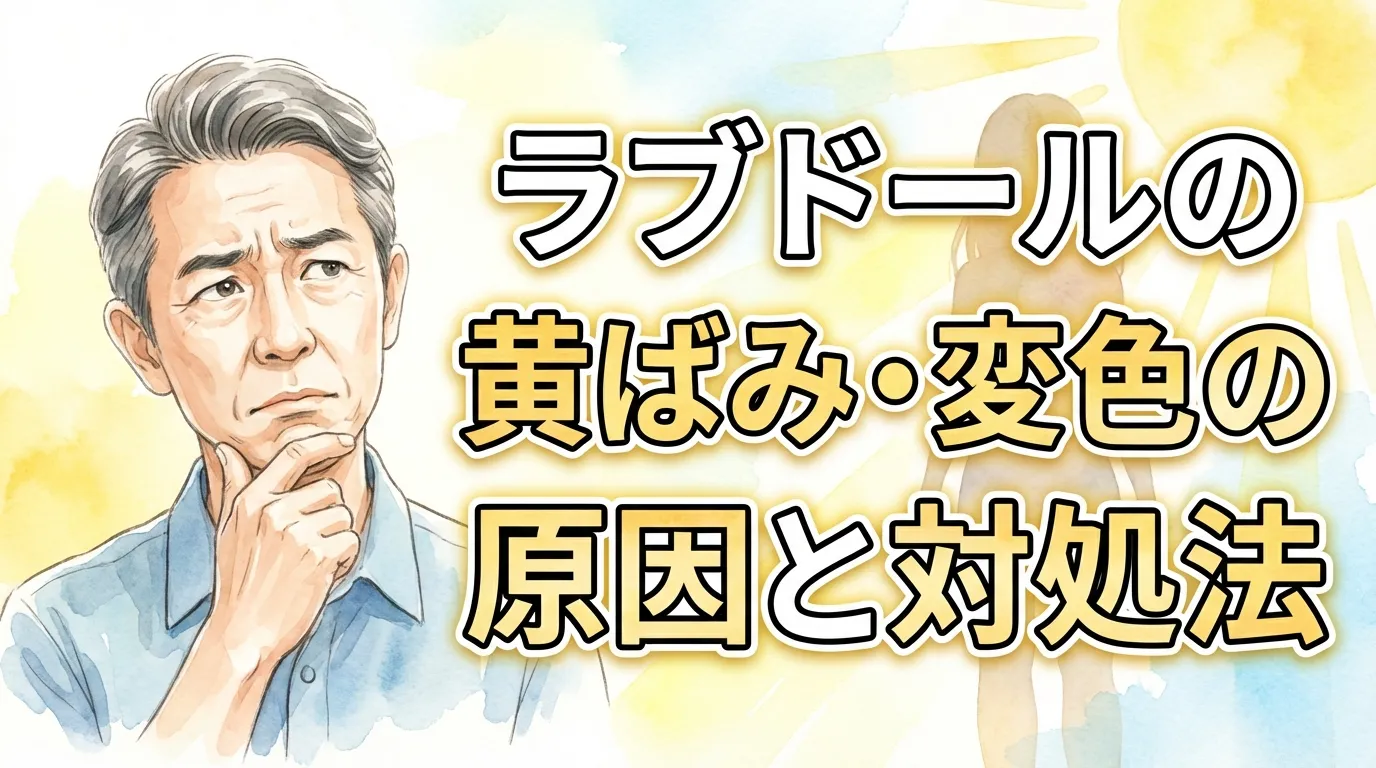 ラブドールの黄ばみ・変色の原因と対処法｜紫外線・経年劣化対策