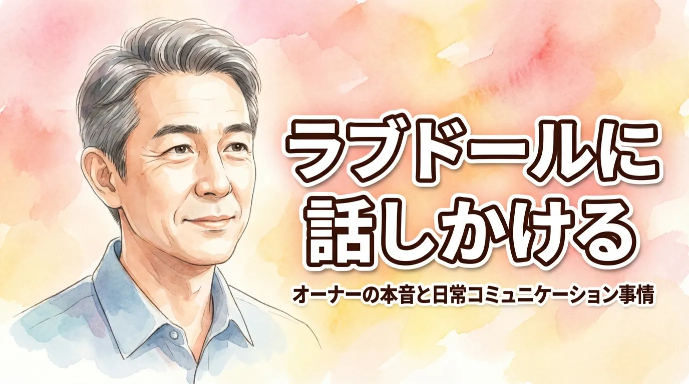 ラブドールに話しかける？オーナーの本音と日常コミュニケーション事情