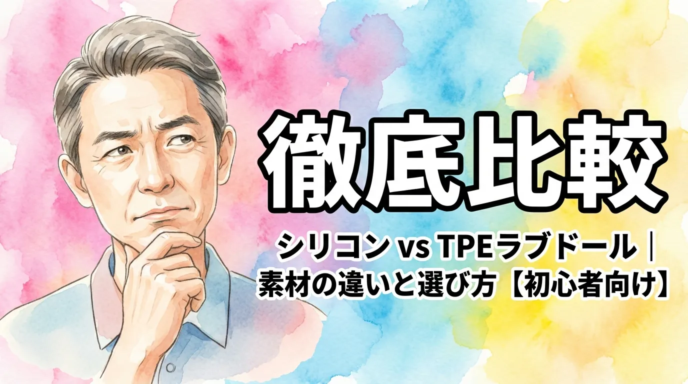 徹底比較！シリコン vs TPE ラブドール｜素材の違いと選び方【初心者向け】