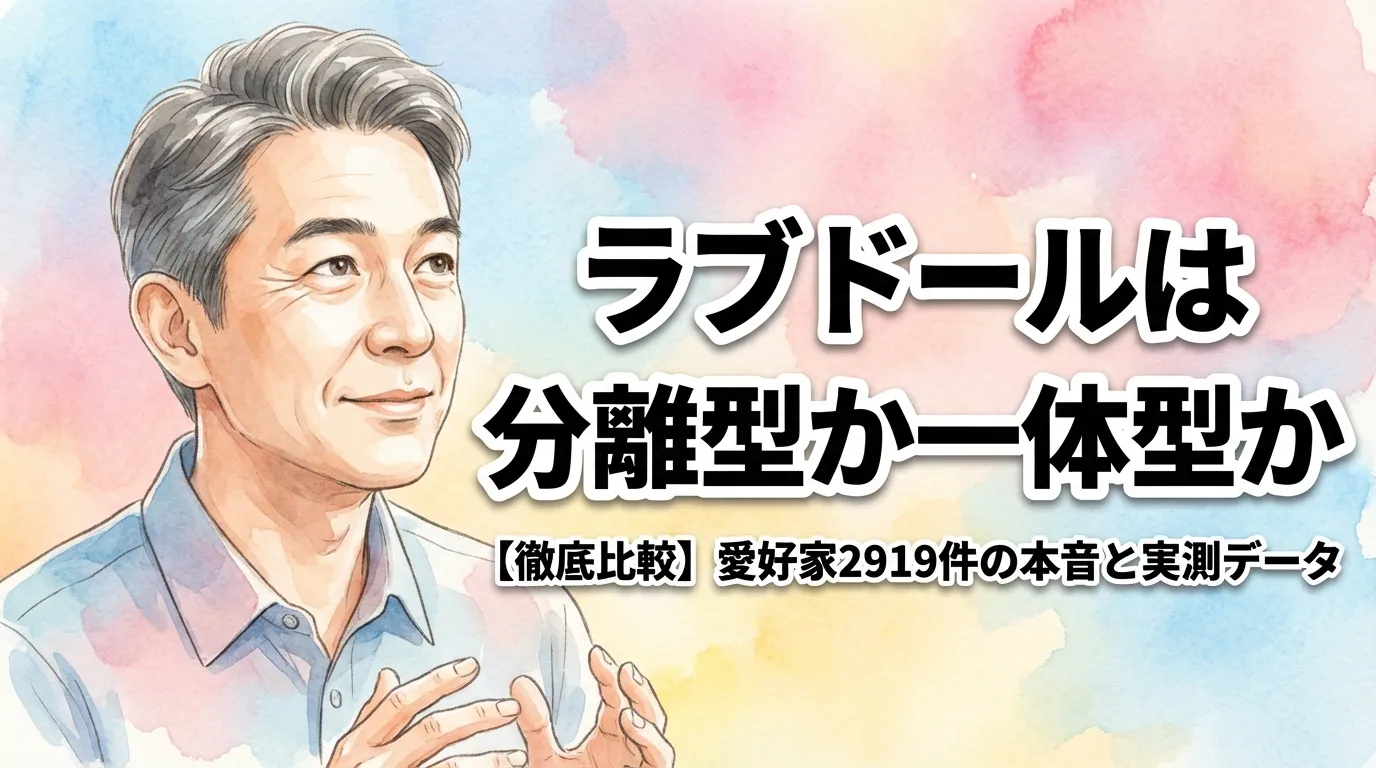 【徹底比較】ラブドールは分離型か一体型か？愛好家2919件の本音と実測データ