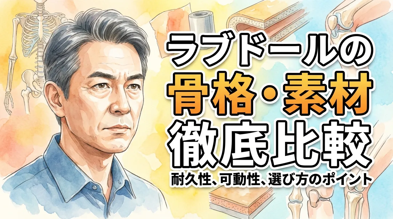 ラブドールの骨格・素材徹底比較：耐久性、可動性、選び方のポイント