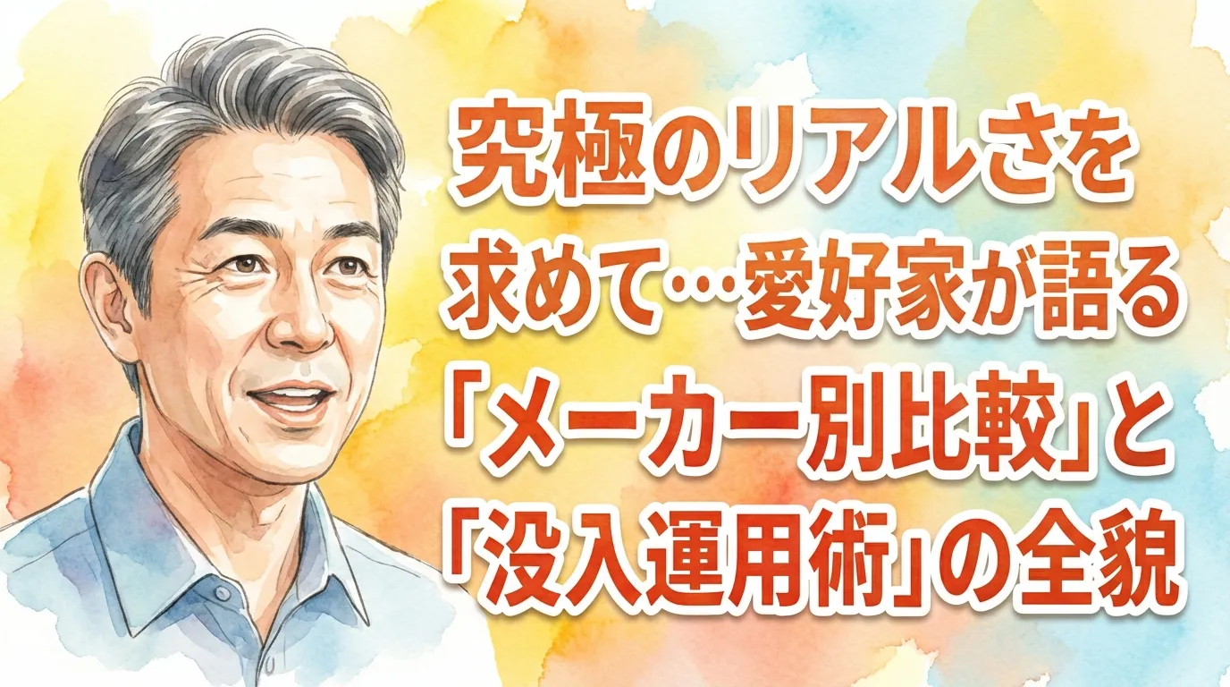 究極のリアルさを求めて…愛好家が語る「メーカー別比較」と「没入運用術」の全貌