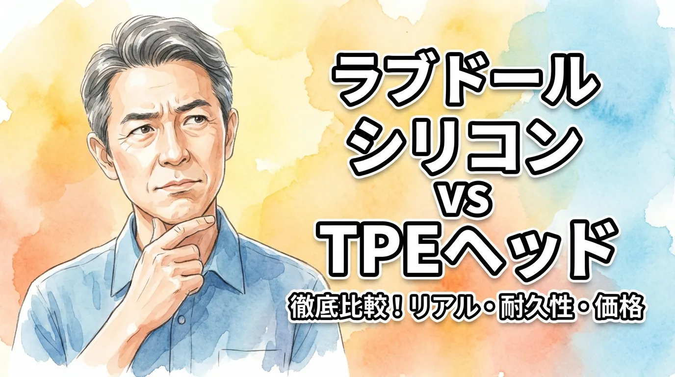 ラブドール シリコン vs TPEヘッド徹底比較！リアル・耐久性・価格