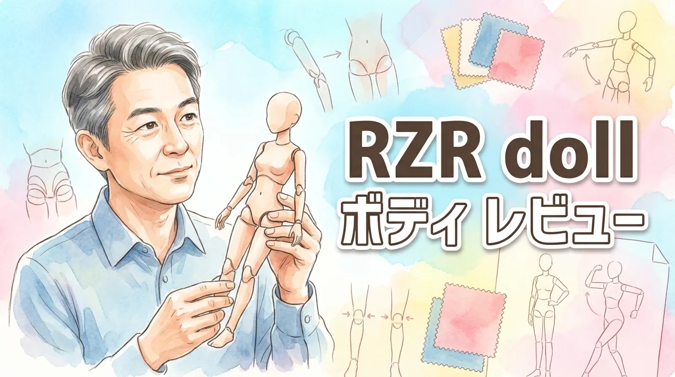 RZR doll ボディ レビュー！リアルな触感とポージング性能を徹底解剖