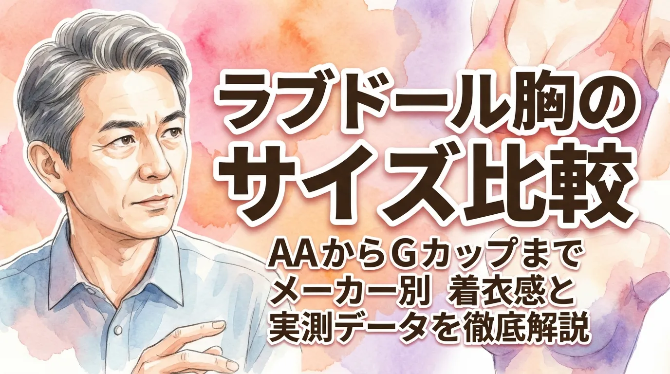 ラブドール胸のサイズ比較！AAからGカップまでメーカー別着衣感と実測データを徹底解説