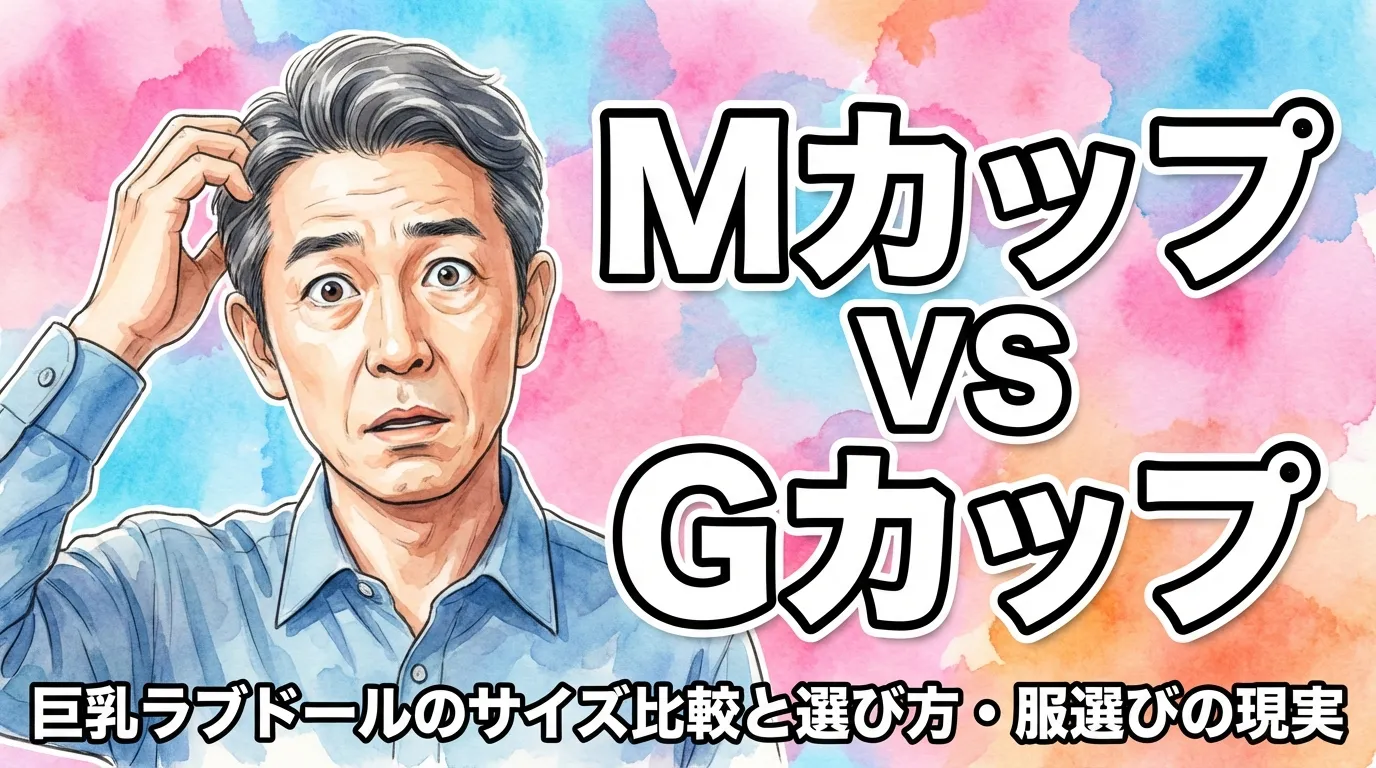 MカップVS Gカップ！巨乳ラブドールのサイズ比較と選び方・服選びの現実