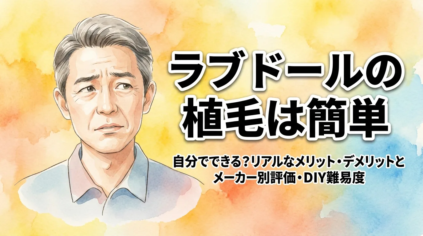 ラブドールの植毛は簡単？自分でできる？リアルなメリット・デメリットとメーカー別評価・DIY難易度
