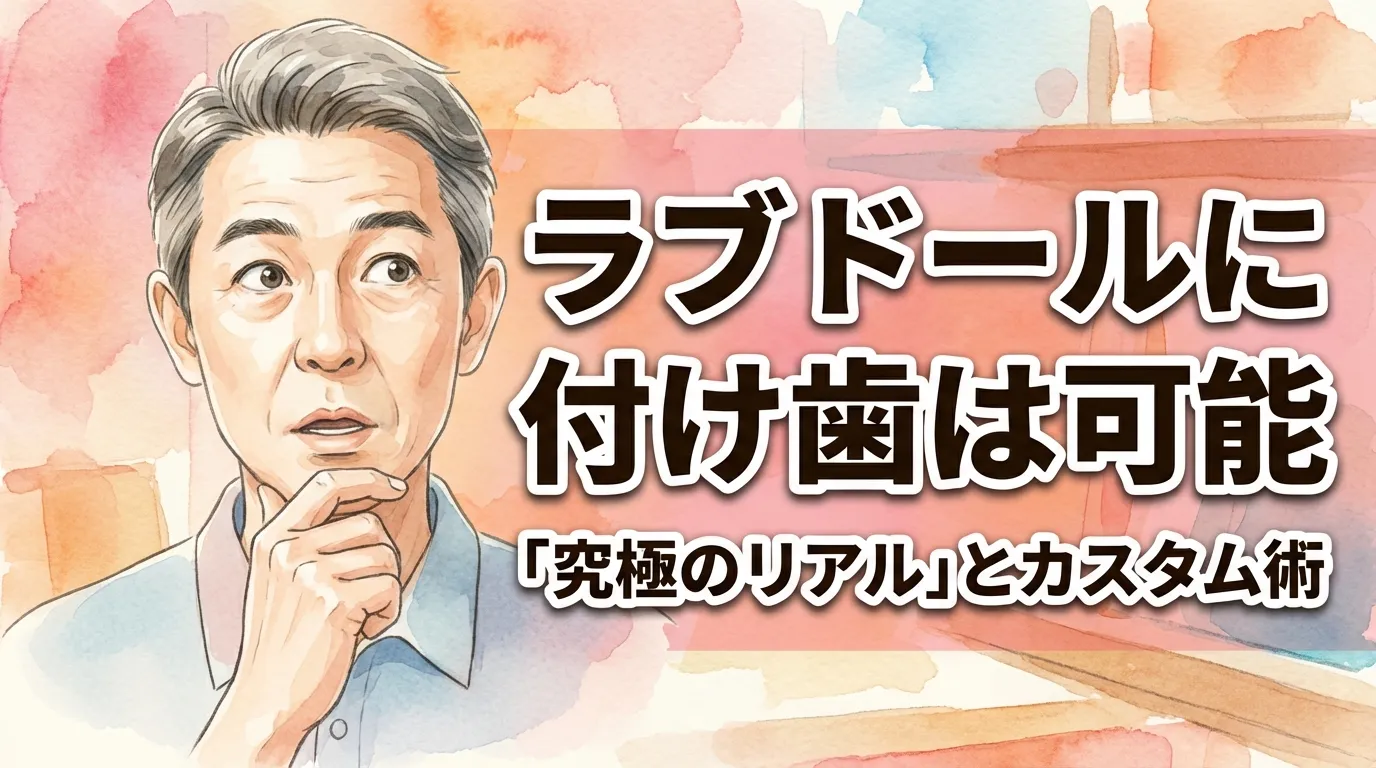 ラブドールに付け歯は可能？愛好家が追求する「究極のリアル」とカスタム術