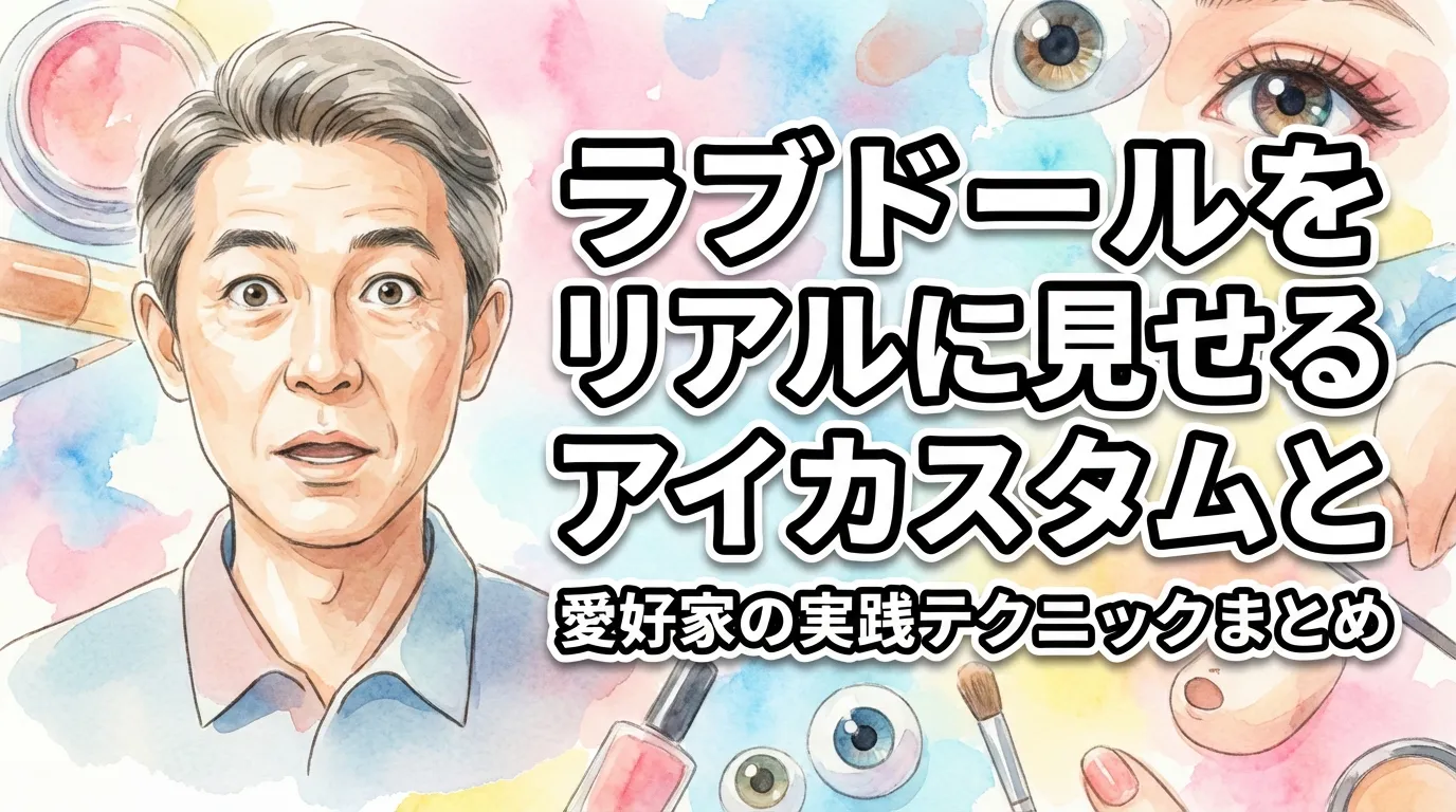 ラブドールをリアルに見せるアイカスタムとメイク術！愛好家の実践テクニックまとめ