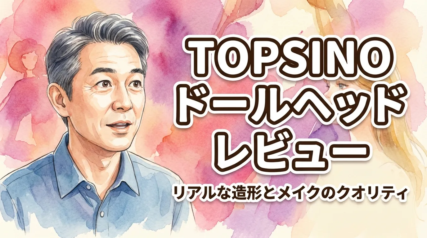 TOPSINO ドールヘッド レビュー！リアルな造形とメイクのクオリティ