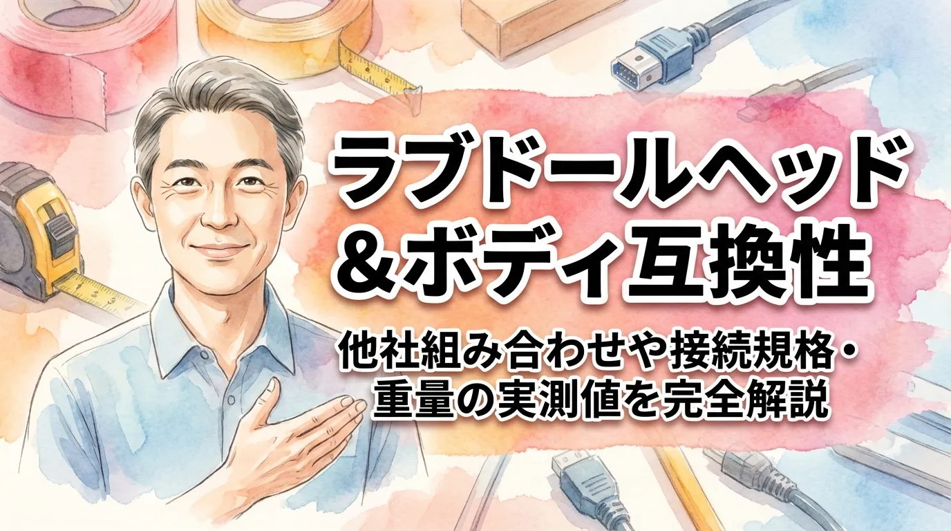ラブドールヘッド＆ボディ互換性！他社組み合わせや接続規格・重量の実測値を完全解説