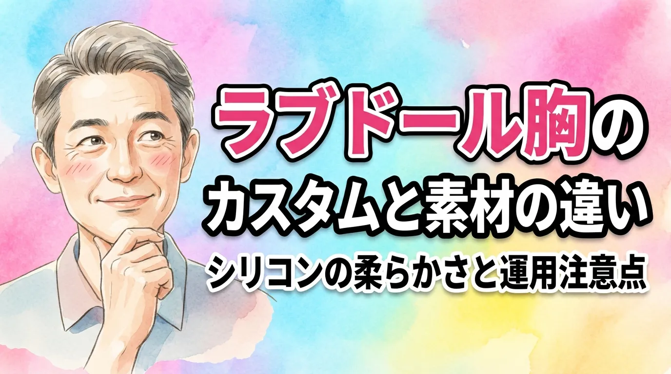 【愛好家レポート】ラブドール胸のカスタムと素材の違い｜シリコンの柔らかさと運用注意点