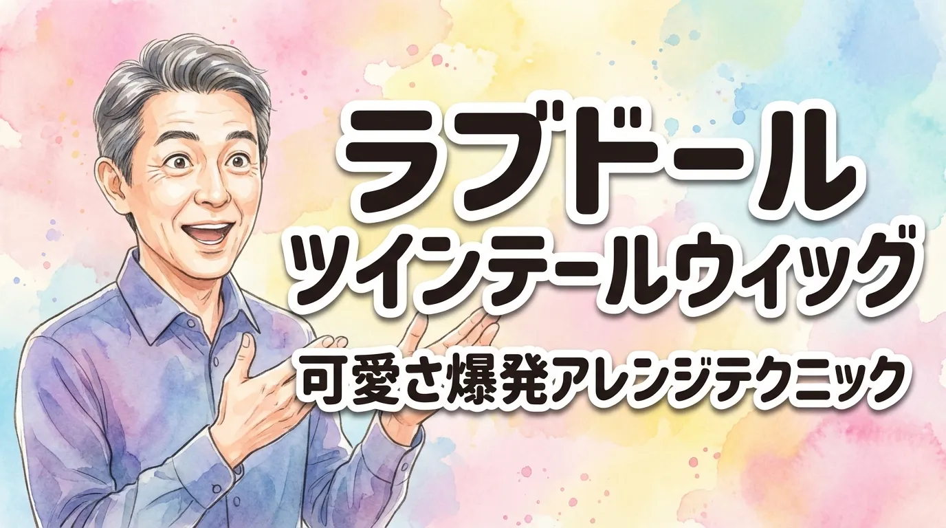 ラブドール ツインテールウィッグ！可愛さ爆発アレンジテクニック