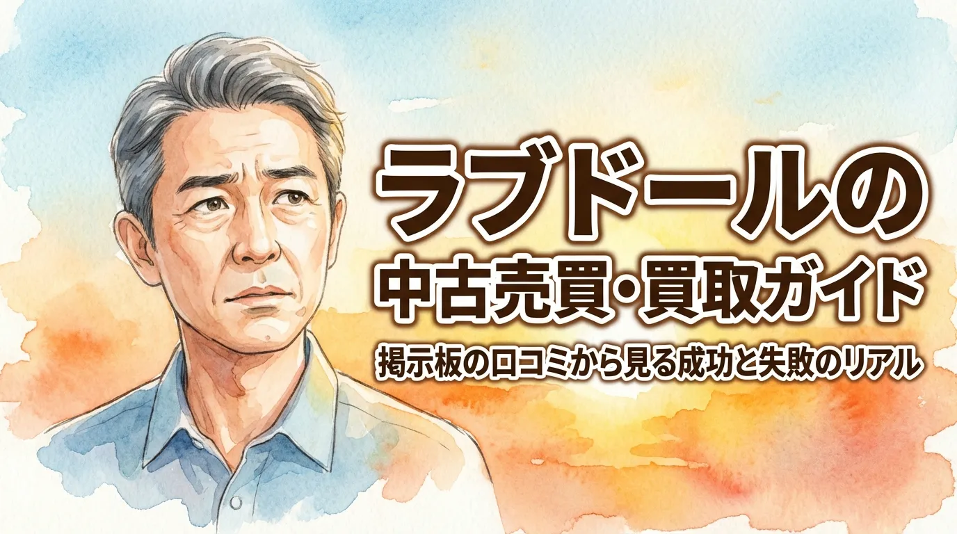 ラブドールの中古売買・買取ガイド！掲示板の口コミから見る成功と失敗のリアル