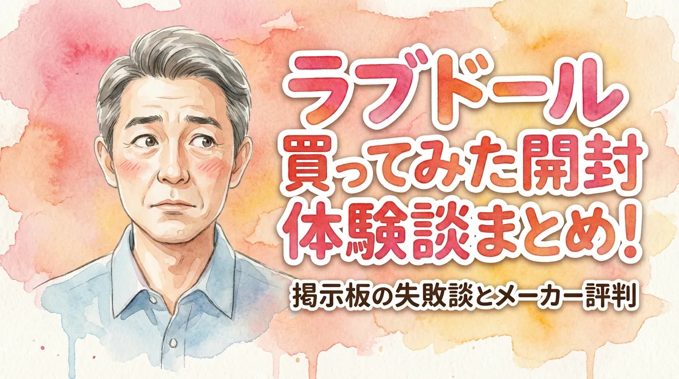 ラブドール買ってみた開封体験談まとめ！掲示板の失敗談とメーカー評判
