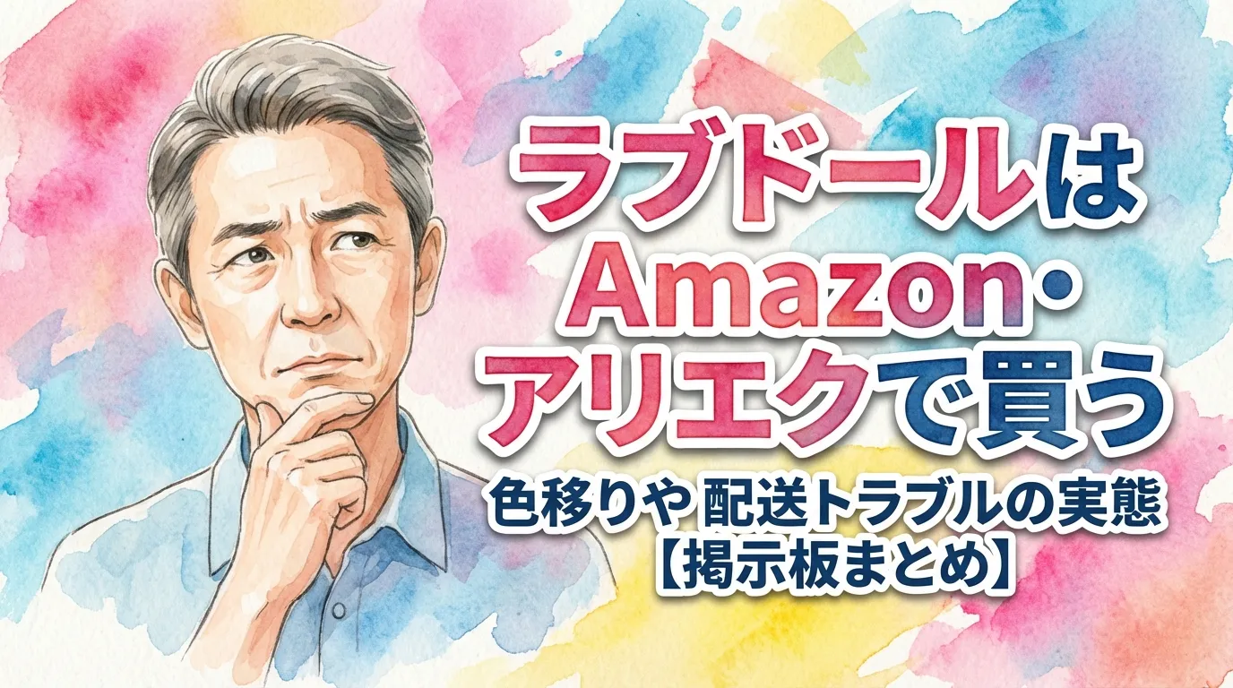 ラブドールはAmazon・アリエクで買うべき？色移りや配送トラブルの実態【掲示板まとめ】