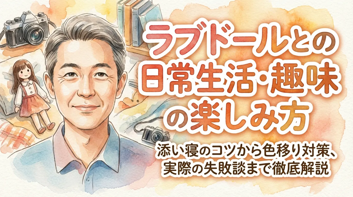 ラブドールとの日常生活・趣味の楽しみ方｜添い寝のコツから色移り対策、実際の失敗談まで徹底解説