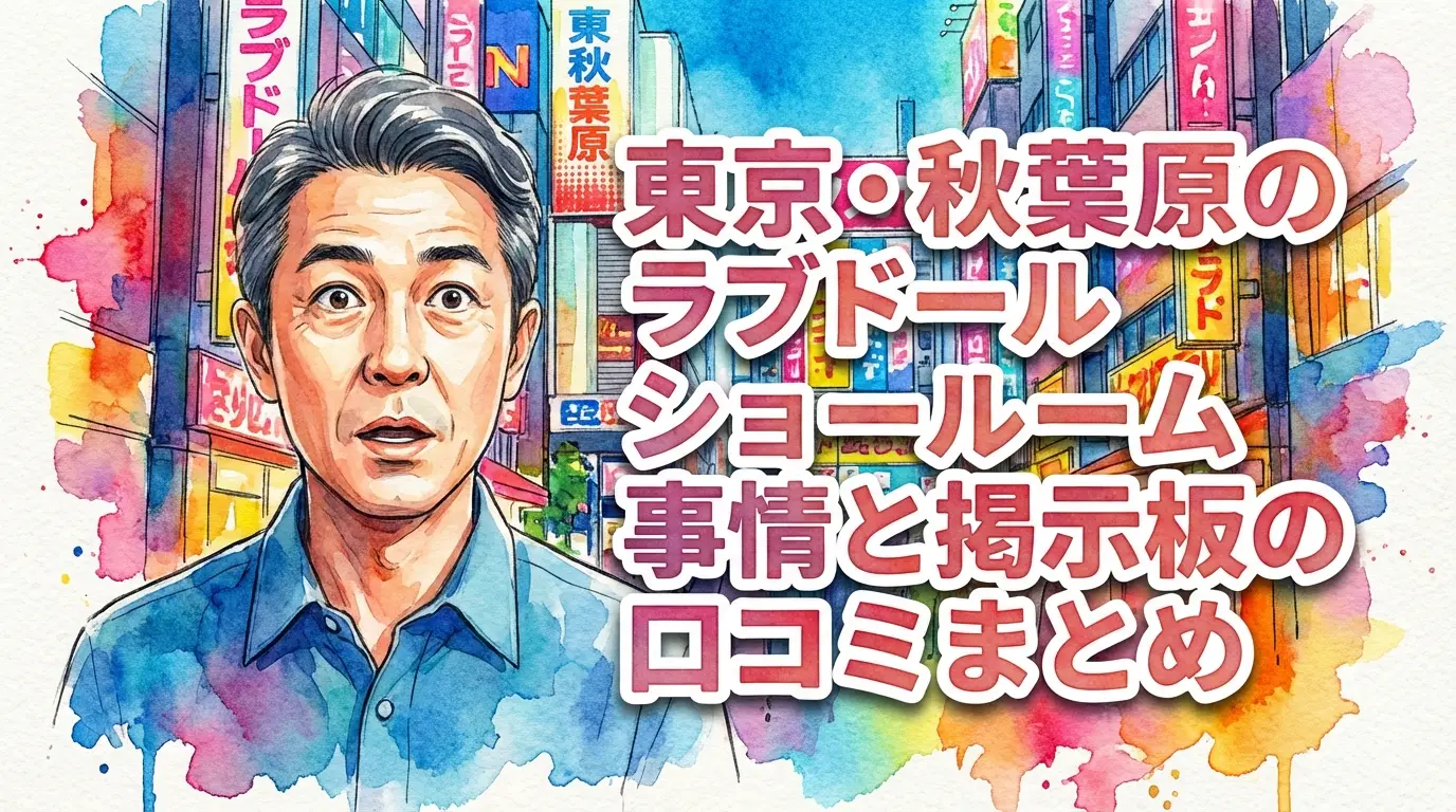 東京・秋葉原のラブドールショールーム事情と掲示板の口コミまとめ