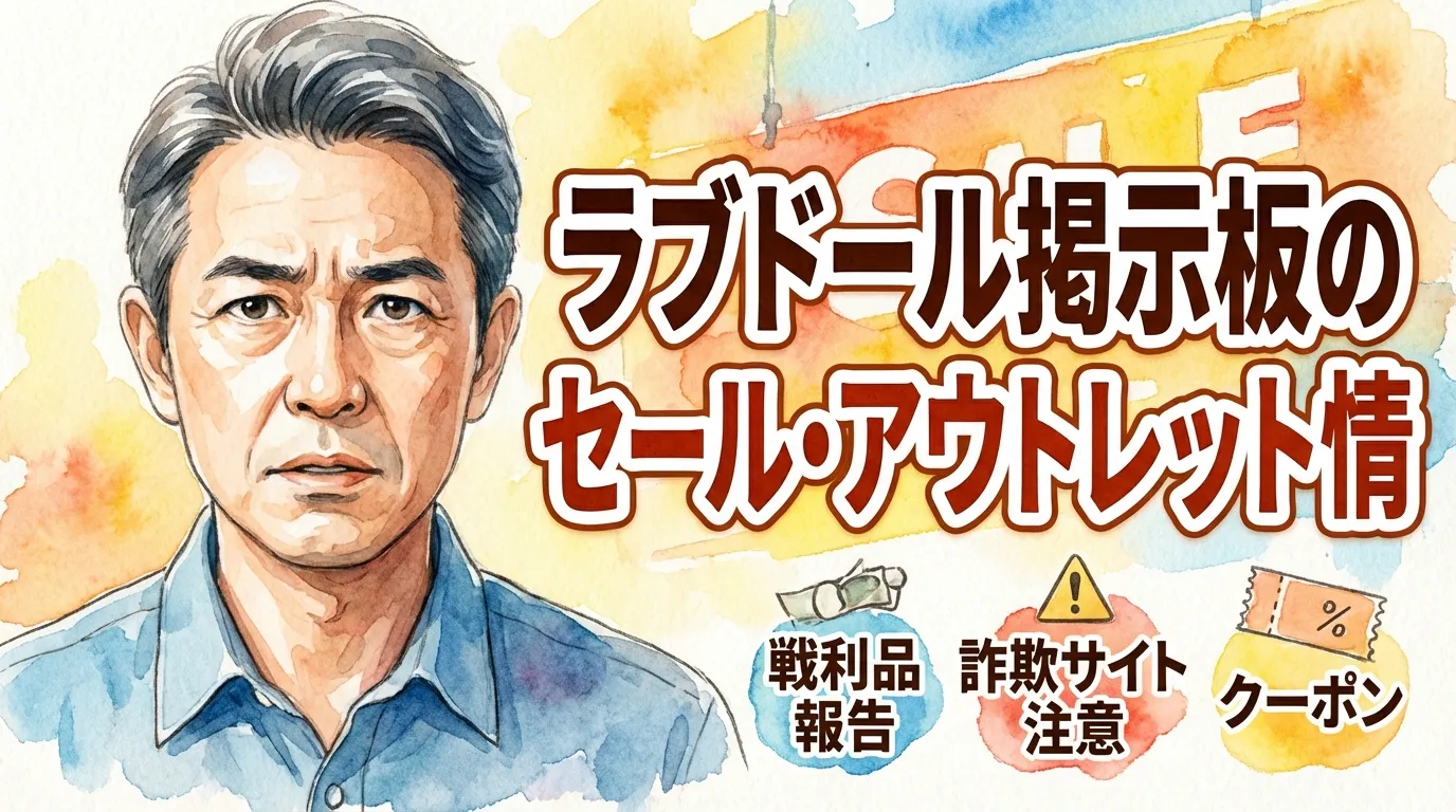 ラブドール掲示板のセール・アウトレット情報！戦利品報告や詐欺サイト注意喚起・クーポンの使い方