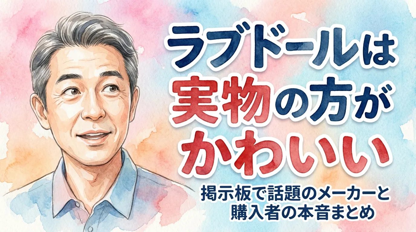 ラブドールは実物の方がかわいい？掲示板で話題のメーカーと購入者の本音まとめ