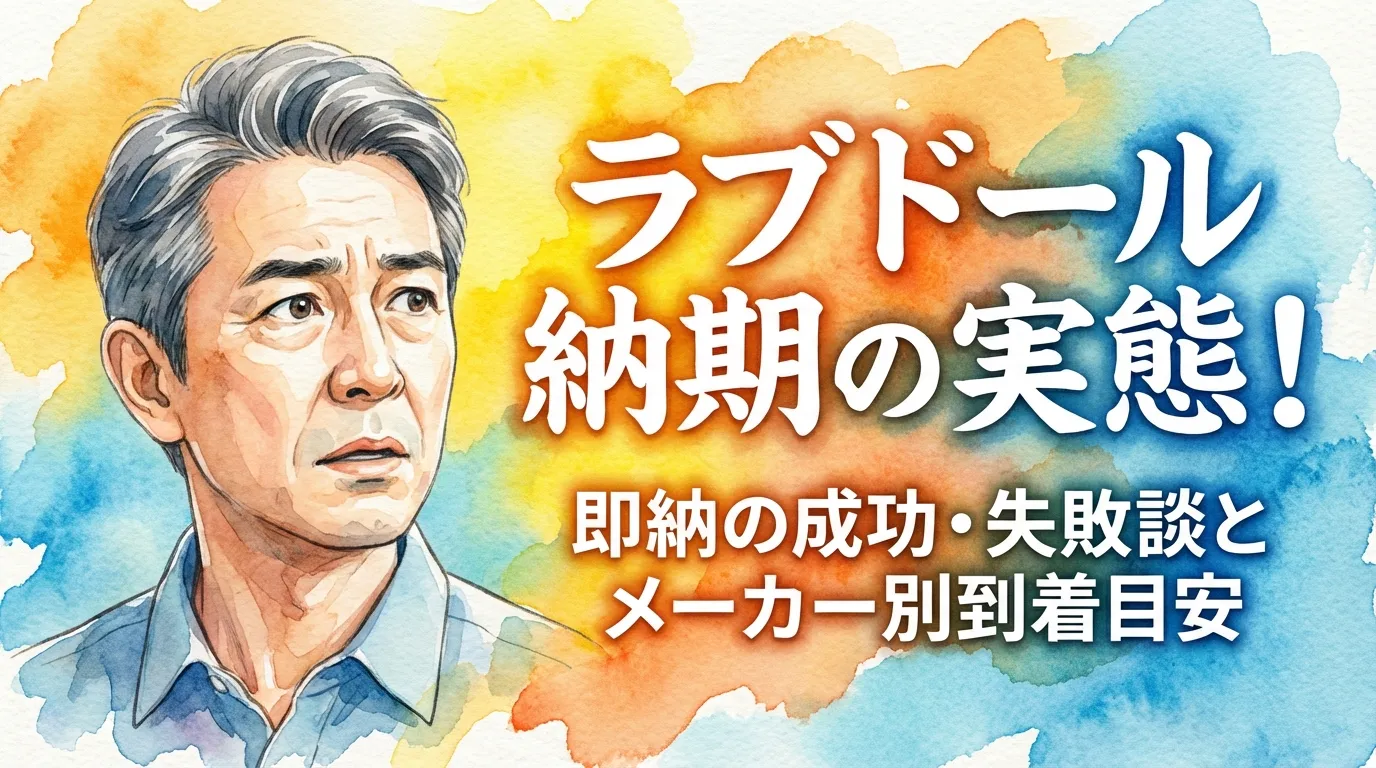 ラブドール納期の実態！即納の成功・失敗談とメーカー別到着目安