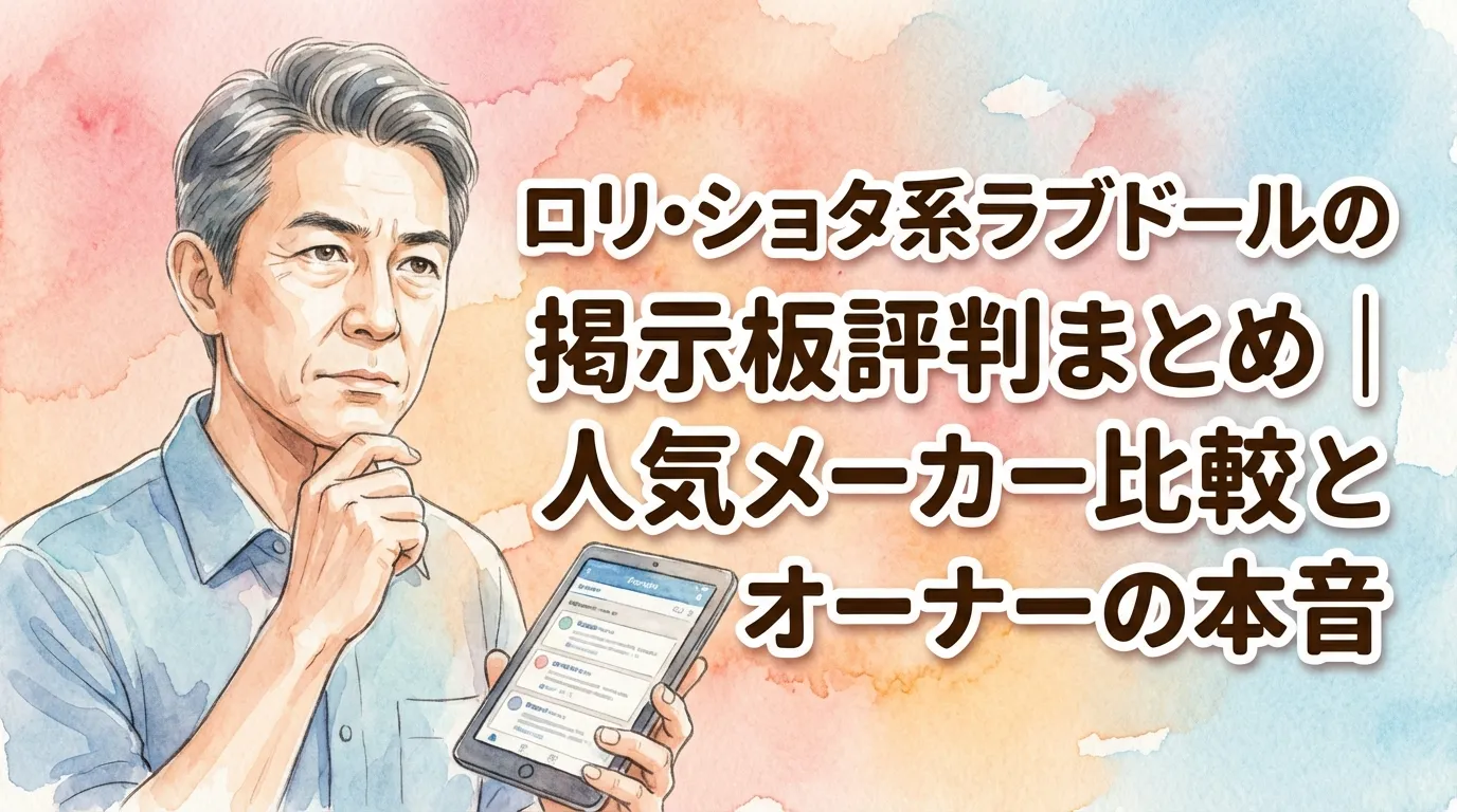 ロリ・ショタ系ラブドールの掲示板評判まとめ｜人気メーカー比較とオーナーの本音