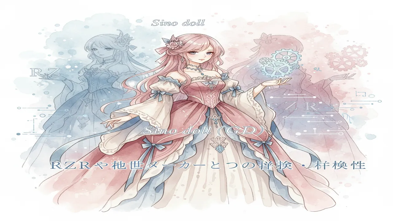 Sino doll (GD) 🆚RZRや他社メーカーとの比較・互換性